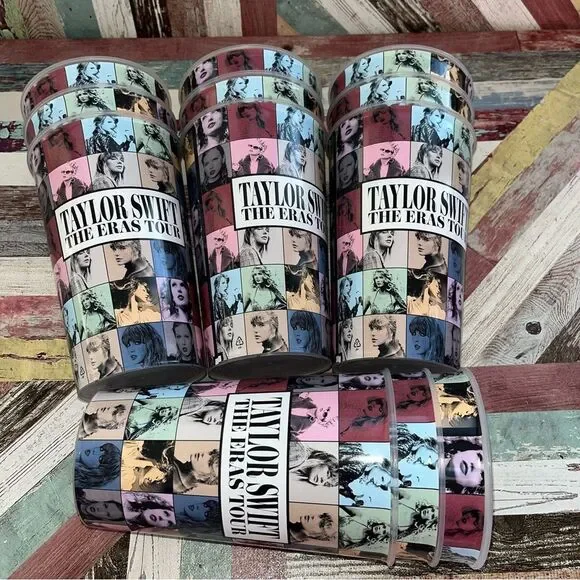 Taylor Swift The Eras Tour Plastic Cups (12) NEW AMC Movies Collector 32 Oz - Picture 4 of 7